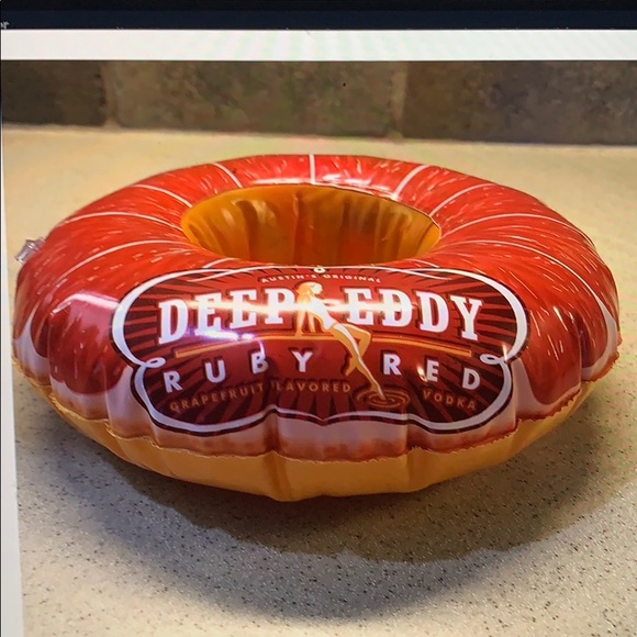STOCKING STUFFER Deep Eddy Drink Holder Inflatable - Picture 4 of 10